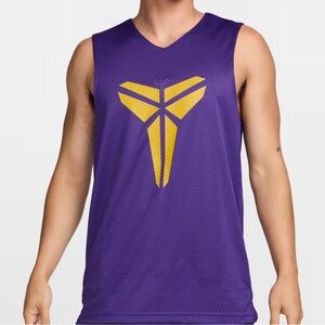 NWT Nike Kobe Dri-FIT Reversible Basketball Jersey Size M Lakers Colors